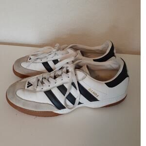 Adidas Samba Men's White Black Soccer Sneakers size 10.5 LVM004001